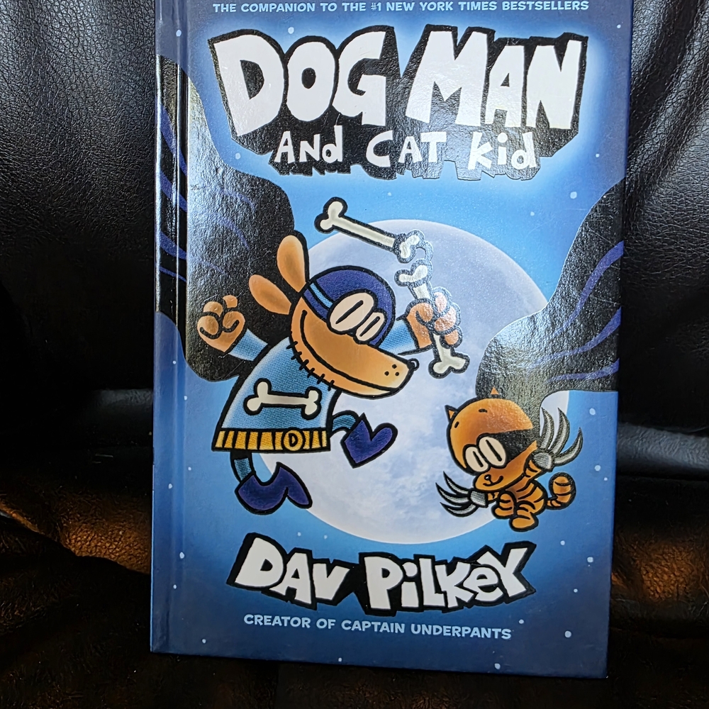 Dog Man and Cat Kid by - Blue Cover
